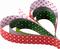Papierstreifen X-MAS, 34,5 cm x 1,0 / 1,5 / 2,0 cm, 210 Streifen, sortiert