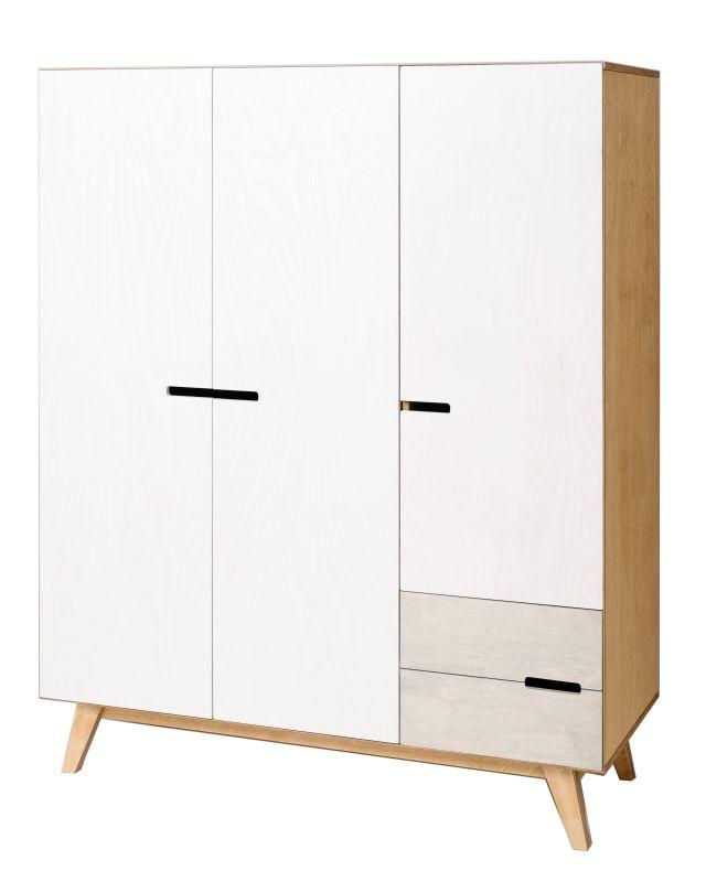 Kleiderschrank HUH groß Massivholz Radis