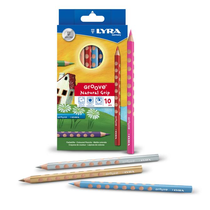 LYRA Groove – ergonomische Buntstifte – 10er Packung