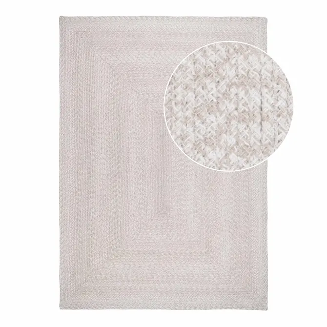Outdoor- Teppich "Menorca" eckig gross in Sandtönen von House Nordic