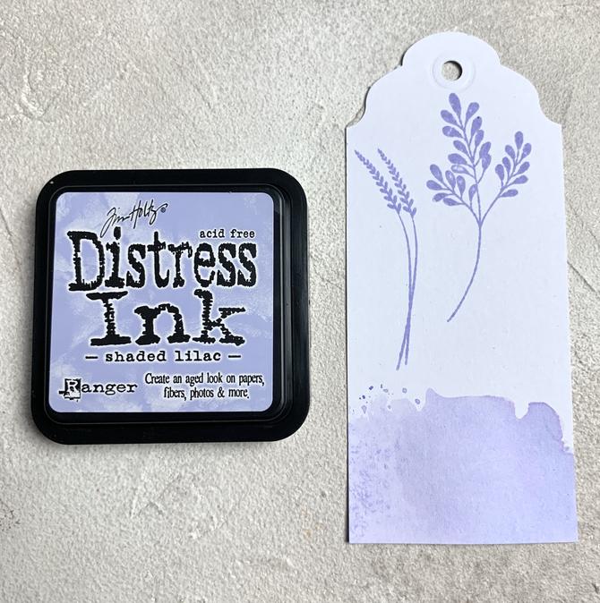 Tim Holtz Distress Ink Tusche Stempelkissen, shaded lilac 7,5x7,5 cm