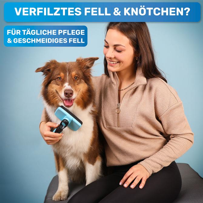 "ZupfZeug 2.0" selbstreinigende Zupfbürste klein