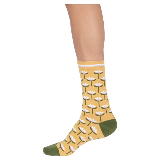 Thought  FLORAL TILE ORGANIC COTTON SOCKS