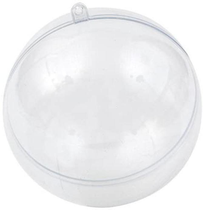 Acryl-Kugel, transparent, teilbar, verschiedene Größen von 4 cm bis 16 cm