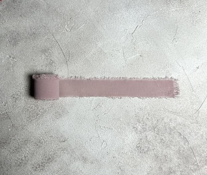 Vintage Soft Chiffonband "light mauve", 2,5cm x 4,5m