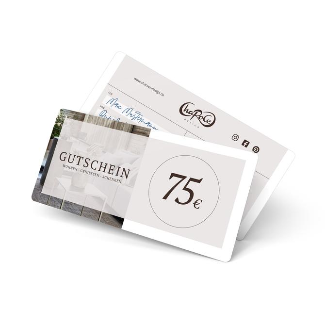 Geschenkgutschein über 75 Euro