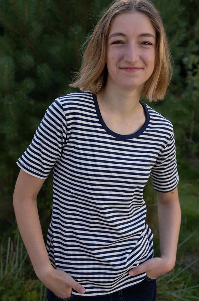 Danefae DANEROLEMODEL RIBBING TEE