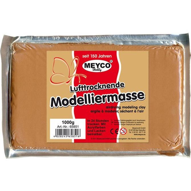 Lufttrocknende Modelliermasse, 1000 g, terracotta