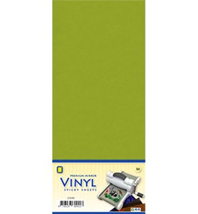Premium Mirror Vinyl Sticky Sheets zum Stanzen, "Leaf Green", 2 Stck. 