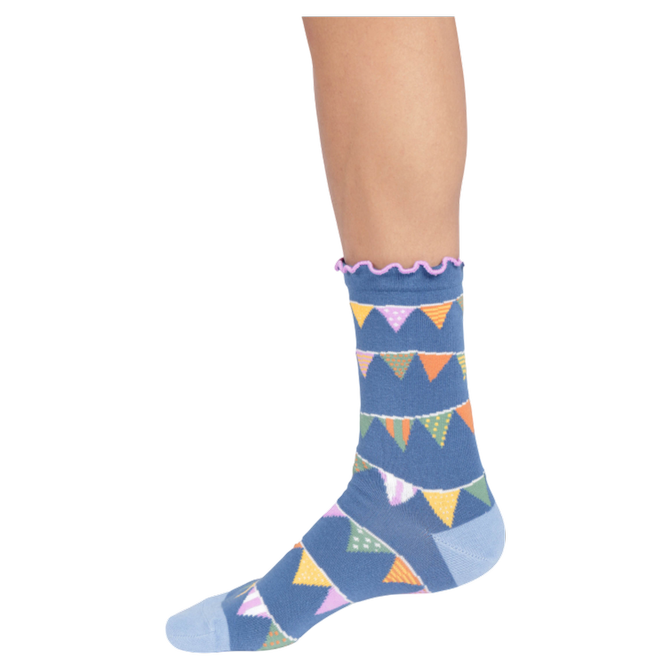 Thought BUNTING BAMBOO FRILL SOCKS
