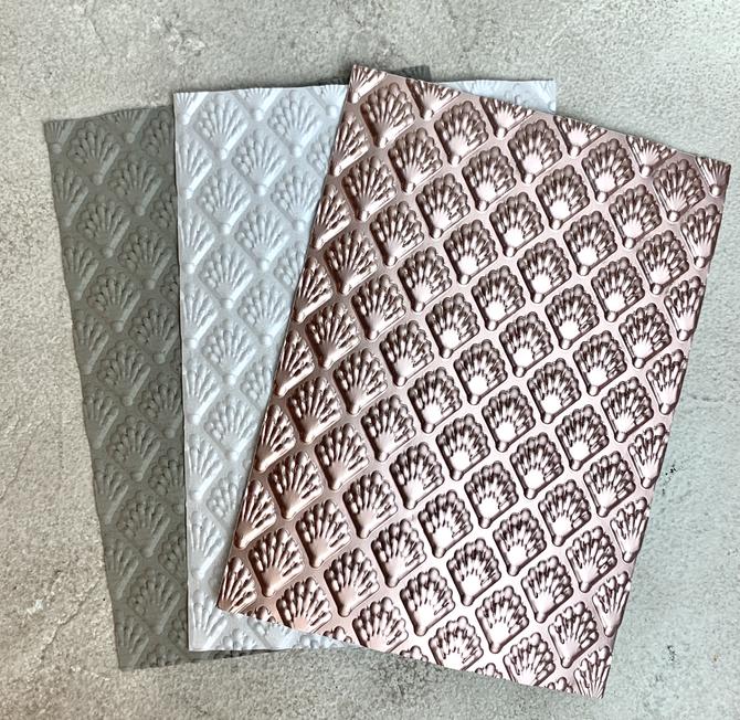 3D Embossing Folder "Muscheln" Muster  A6