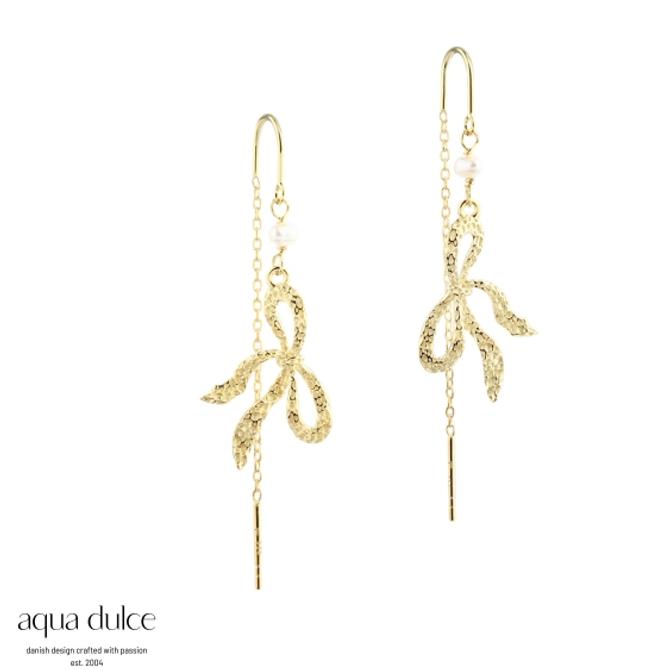 Aqua Dulce  HANGING BOW EARTHREAD 5859