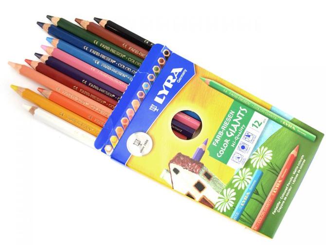 LYRA Farb-Riesen –12er Packung Malstifte