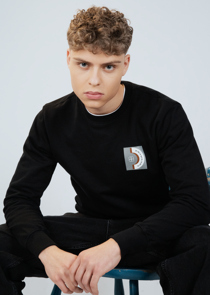 Sweatshirt Brian - schwarz