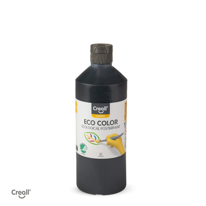 Creall Eco Color, 500 ml., Schwarz ...umweltfreundliche Plakatfarbe !