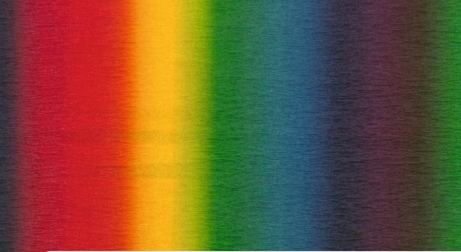Kreppapierrolle, Regenbogen, 0,5 x 2,5 m, 10 Rollen