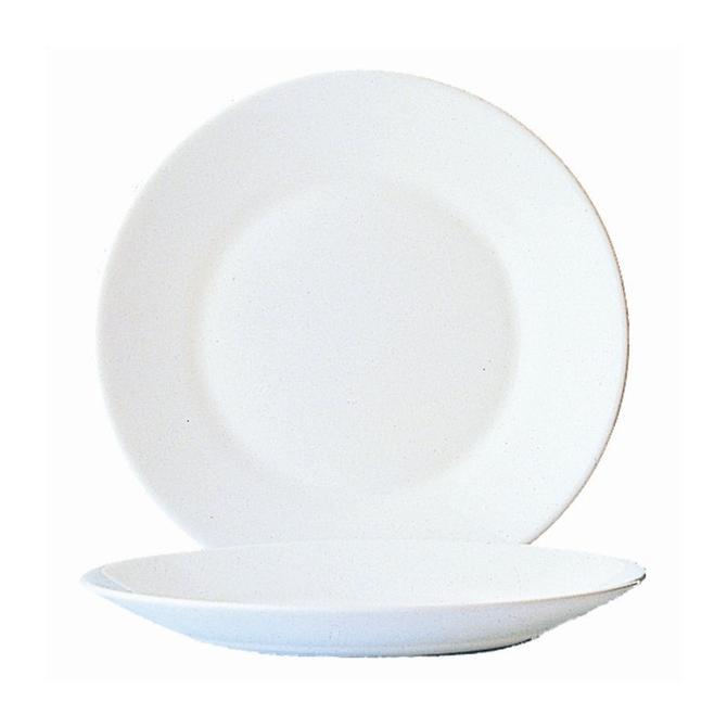 Arcoroc - Teller flach, 19,5 cm, weiß