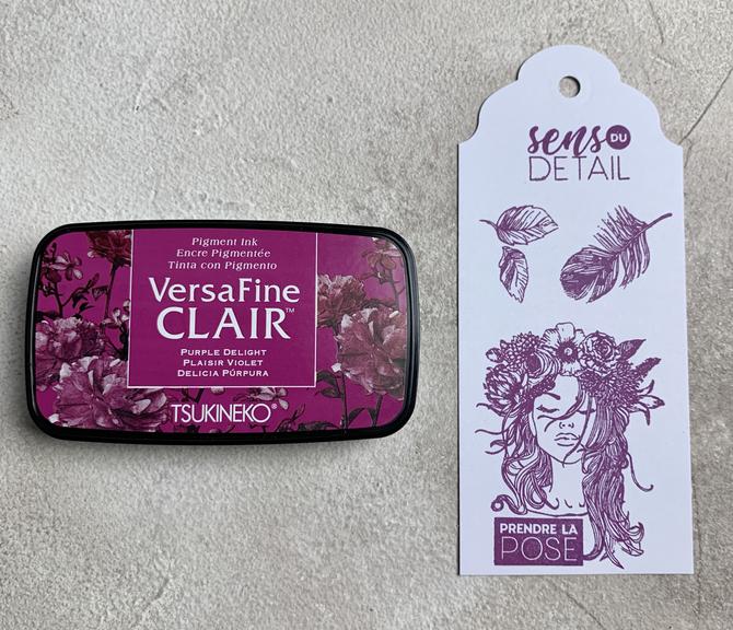 Versafine Clair Pigmenttintenkissen, " purple delight ",3,5x7,5cm,