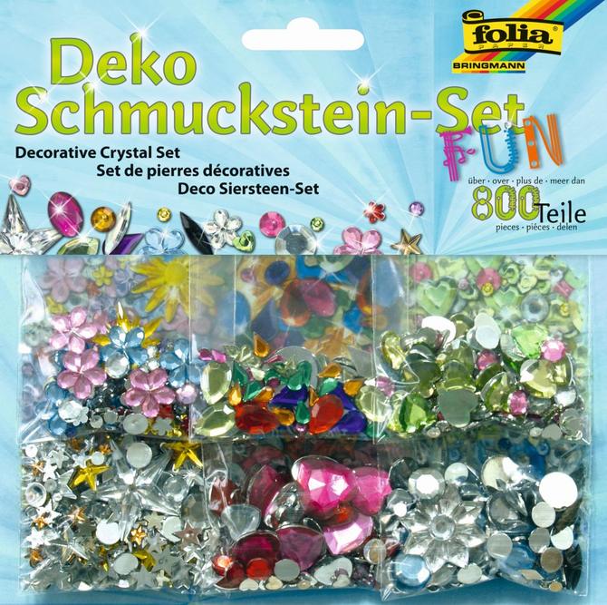 Schmucksteine-Set Fun, über 800 Teile, sortiert