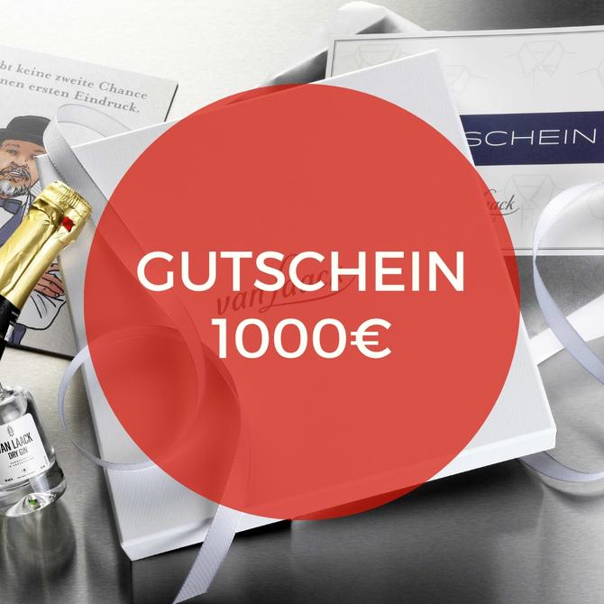 Gutschein 1000€ in der Geschenkbox