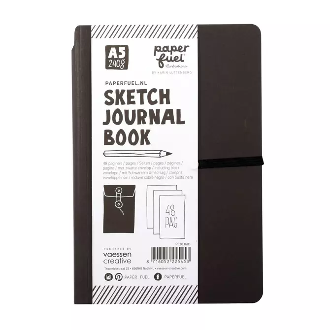 Journal Book, Skizzierbuch, Planner, 48 Seiten, 240g/qm, DIN A5