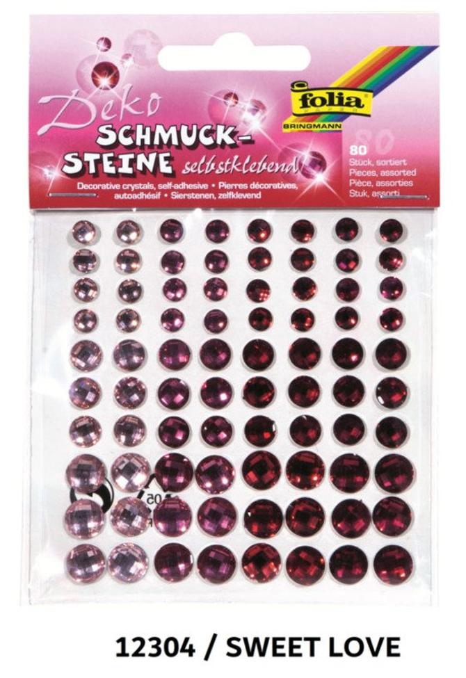 Schmucksteine "Sweet Love", selbstklebend