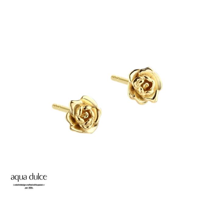 Aqua Dulce  DARLING ROSE EARSTUDS 5694