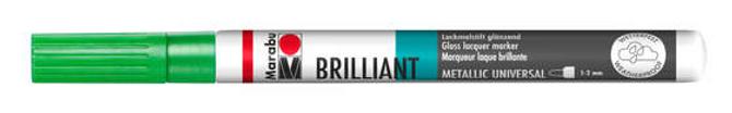 Marabu Brilliant Painter (Lackmalstift), 1-2 mm,  metallic grün