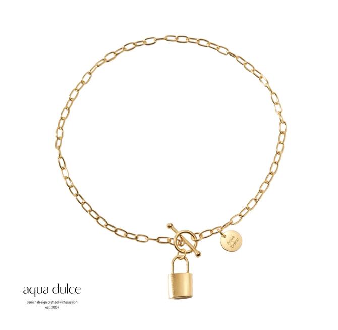  Aqua Dulce   LOCK LOVE BRACELET 6042
