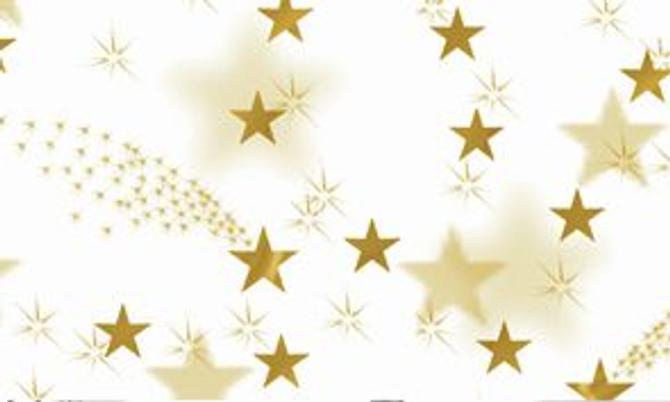 Transparentpapier STERNENKETTE, STERNE oder WEIHNACHTSGRÜSSE, verschiedene Farben