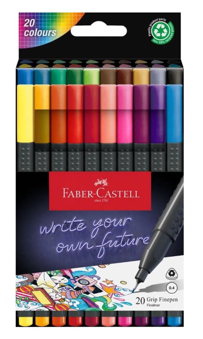 Fineliner Set "20 er" Black Edition, 20-tlg. 