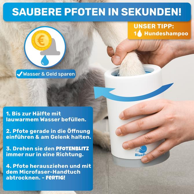 Pfotenreiniger Pfotenblitz L