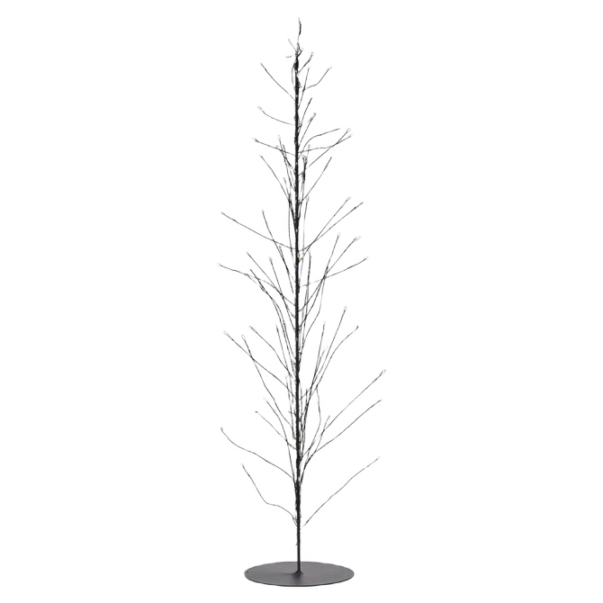Weihnachtsbaum groß aus Draht "Glow" in schwarz von House Doctor