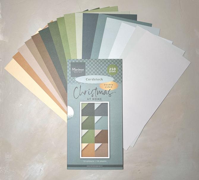  Cardstock Paper Pad " Karten" 250g/qm, 15x30cm, 16 Bogen