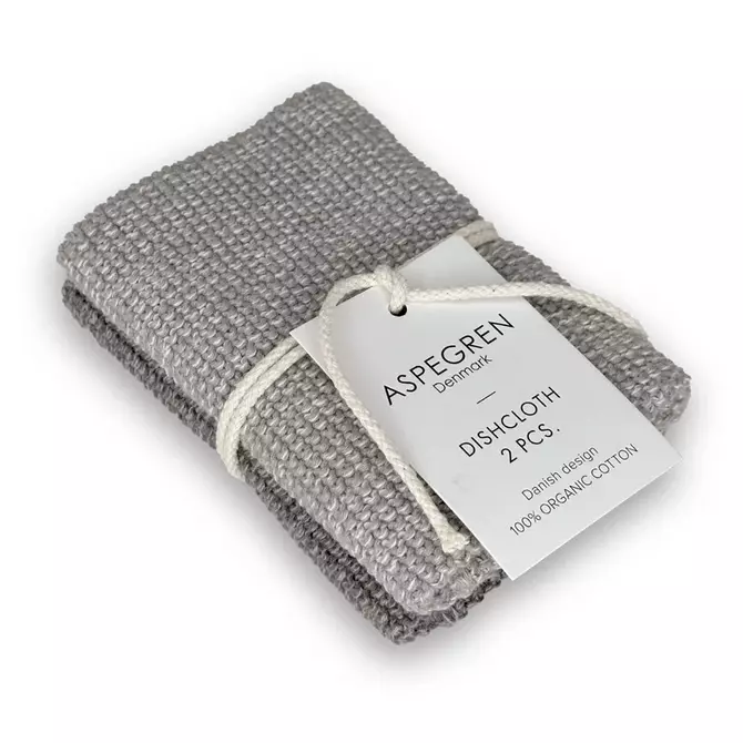 Abwaschtücher 2er Set "Blend" Gray von Aspegren Denmark