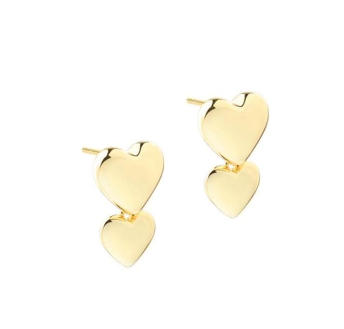    Aqua Dulce KARLA HEART EARRINGS 6420