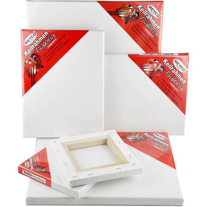 Keilrahmen bespannt, 50 x 50 cm