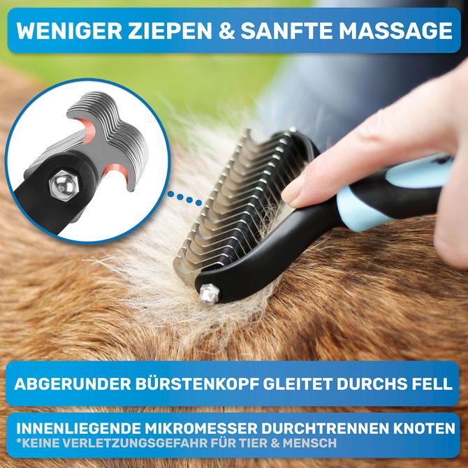 Unterwollbürste "UnterwollToll" S-M