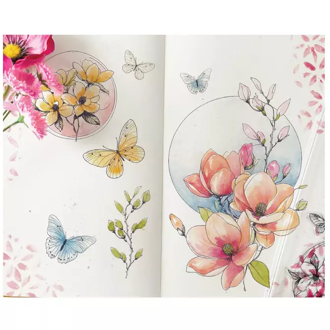 Clear Stamp Set "Magnolia by Willow W.", 7-tlg, 12,7x20,3cm 