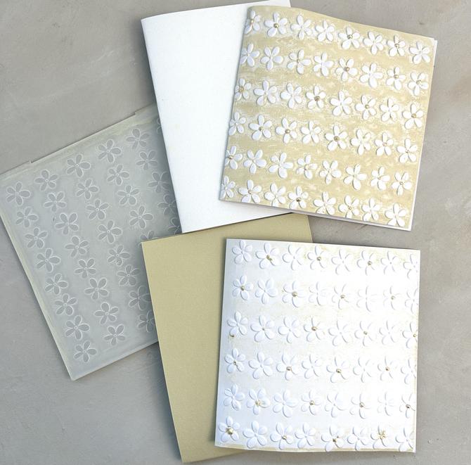 3D Embossing Folder Prägeschablone "Daisy Margerite", 15x15cm