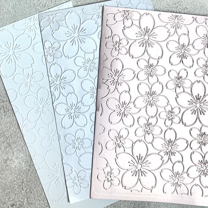 Embossing Folder "Kirschblüte", 10,7 cm x 14,6 cm