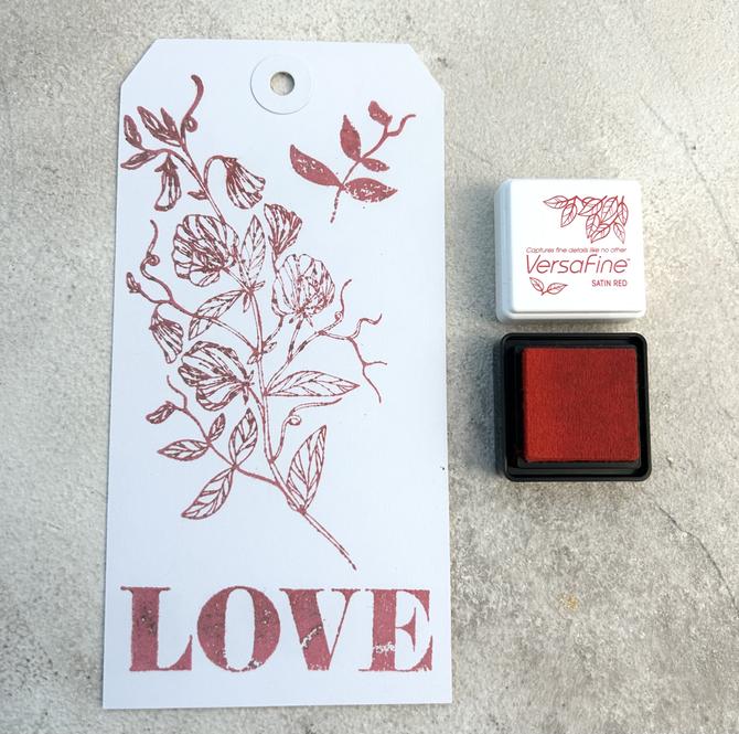 Versafine Pigment Stempelkissen klein "Satin Red", 3x3cm