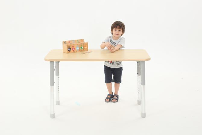 Tisch Owlaf, 120 x 60 cm, höhenverstellbar (46-71 cm)