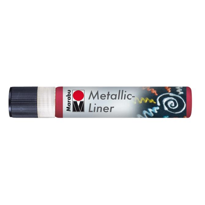 Marabu Metallic-Liner, 25 ml, rot