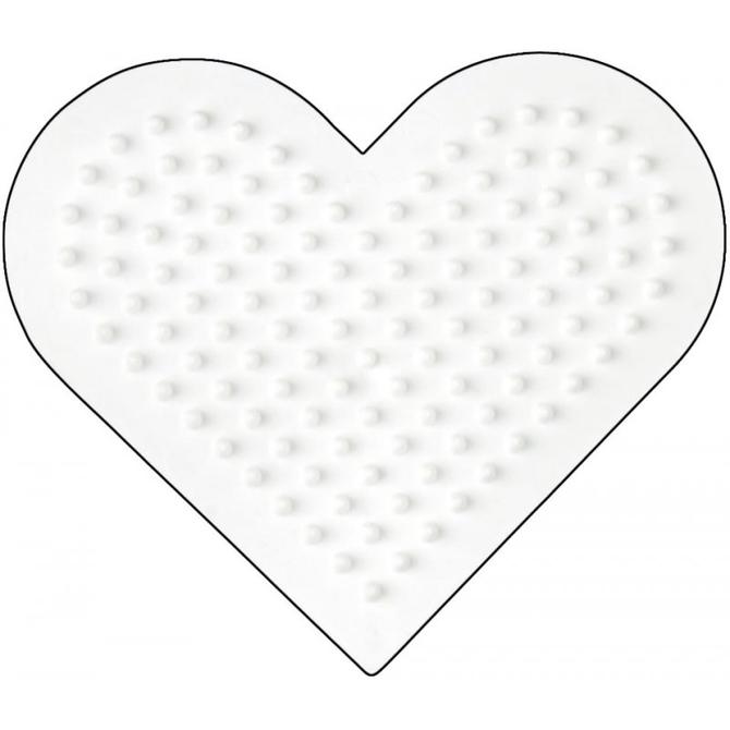 Stiftplatte für Midi Bügelperlen, "Kleines Herz"