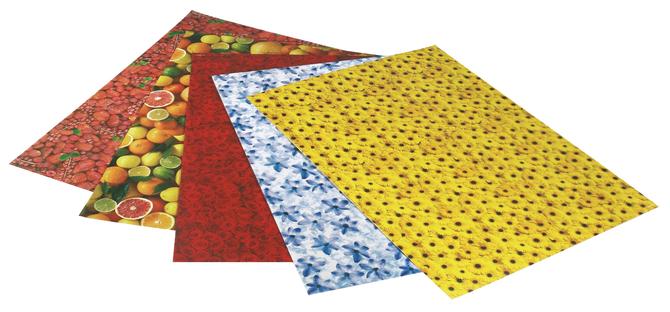 Transparentpapier FRUITS & FLOWERS, 115 g/m², 50,5 x 70 cm