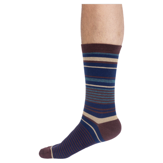 Thought VARIATED STRIPE BAMBOO SOCKS