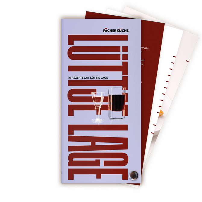 Kochbuch "Lüttje Lage" von der "Fächerküche"