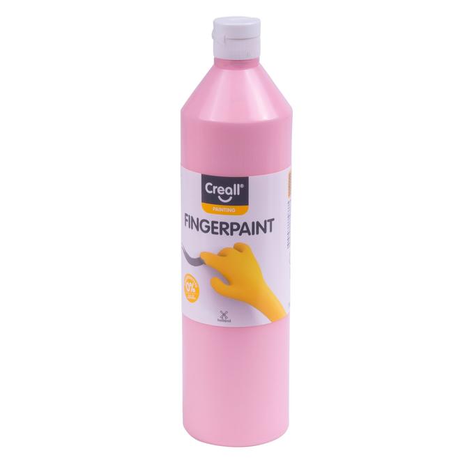 Creall Fingerfarbe, 750 ml Flasche, verschiedene Farben, rosa