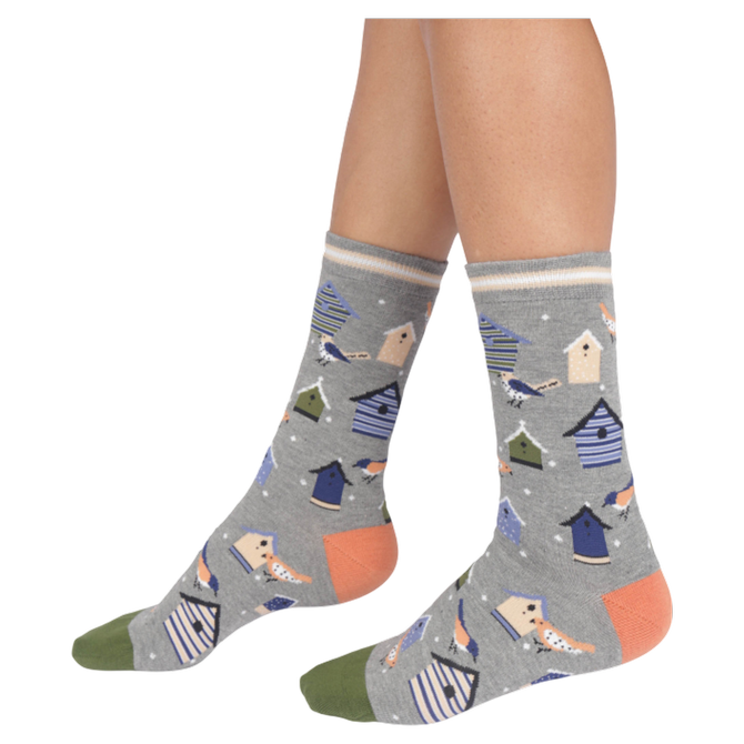 Thought BIRD HOUSE ORGANIC COTTON SOCKS